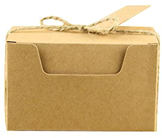 Niaciswe Geschenkbox Kraftpapier 50 Stuck Kraftpapier Box Pappschachtel Geschenkschachteln Faltschachtel Kleine Geschenk Box Braune Geschenkkarton fur Geburtstag Taufe Hochzeit Adventskalender