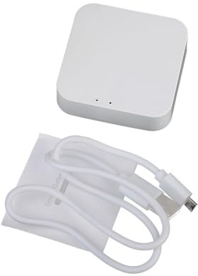 Kavolet Puerta de Enlace ZigBee inalámbrica Inteligente, Tuya ZigBee Smart Gateway Hub, para Todos los Productos Inteligentes Tuya ZigBee 3.0, Smart Home Bridge Tuya