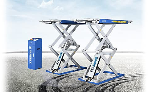 Hauvrex HXL6435 - Ponte elevatore a Doppia Forbice, 3500 kg, 380 V