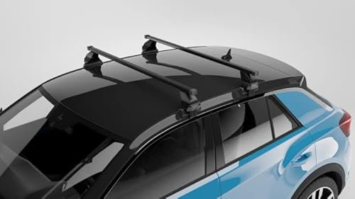 Dachträger VDP Omega schwarz kompatibel mit Volkswagen Touran II (5T) 5 Türer ab 15