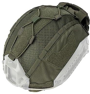 IDOGEAR House Taktische Helmtasche mit Tasche Akku NVG Helm Gegengewicht für Fast Helmet Größe M/L/XL Helm Zubehör (Medium, Ranger Green)