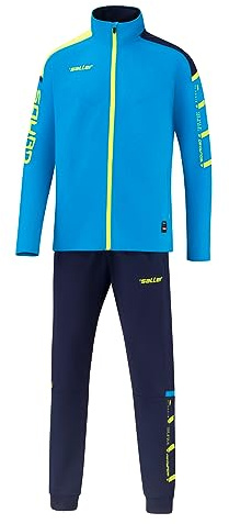 Saller Glanz-Trainingsanzug »sallerSquad50« 144 hellblau-Neongelb Gr. XL