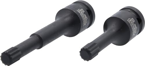KS Tools 515.0595 1/2 Spezial-Kraft-Bit-Stecknuss-Satz Vielzahn, 2-tlg