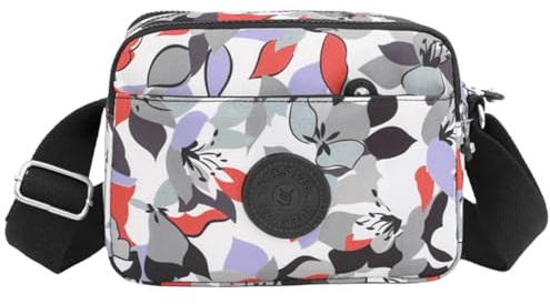 FAVORTALK Nylon Leichte Umhängetasche Crossbody Taschen - Damen Kleine Mode Schultertaschen Tasche für Arbeiten Einkaufen Dating Reisen - DJB01623