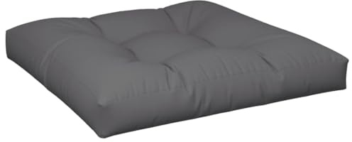 vidaXL Palettenkissen, Palettenpolster für Europaletten, Palettensofa Kissen Indoor Outdoor, Palettenauflage Sitzkissen, Anthrazit Stoff