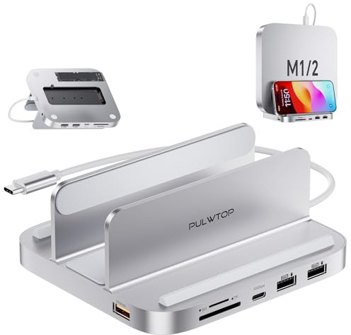 Mac mini Hub mit M.2 NVMe 4TB SSD-Gehäuse für Mac mini M1/M2 ab 2018