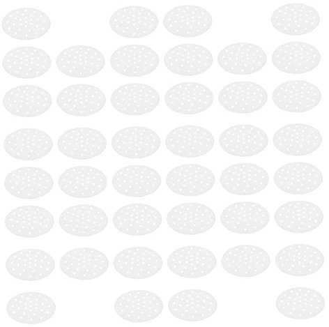 Garneck 100pcs Non-Stick Paper Mat for Air Fryer Baking Mat Roast Papers Air Fryer Pads Heat-Resistant Easy to Clean