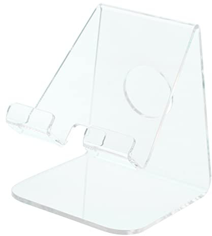 Artibetter 3stücke Acryl Handyhalterung Für Schreibtisch Verstellbarer Smartphone Display-ständer Für Büro Küche Schlafzimmer Stabil Und Elegant Aus Robustem Acryl rutschfest Modernes
