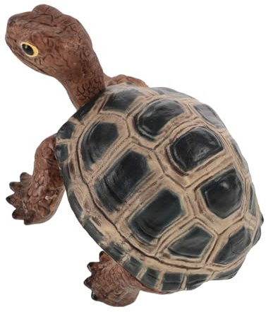 TOYANDONA Schildkröten-Modell Aquarium-schildkröten-Ornament Schildkröten-simulationsmodell Statue Der Gartenschildkröte Schildkröten-wildtierspielzeug Realistische Schildkrötenfigur PVC