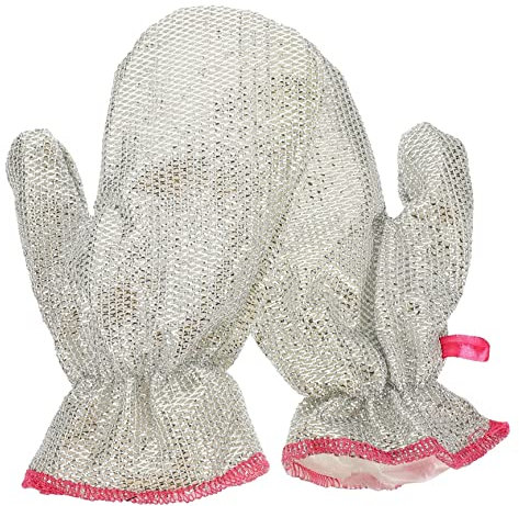 MOBUTOFU 1paar Wiederverwendbare Küchenhandschuhe Reinigungshandschuhe Für Geschirrspülen Ölbeständig Vielseitig Einsetzbare Haushaltshandschuhe Zufälligen Farben