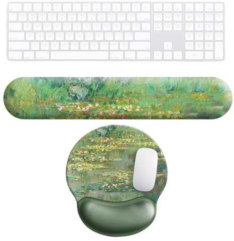 Mousepad Set - Handgelenkkissen für | -Handgelenkstütze | Schreibtischunterlage | wasserdichte Schreibtischunterlage | rutschfeste Unterlage | Ergonomische Mausunterlage |