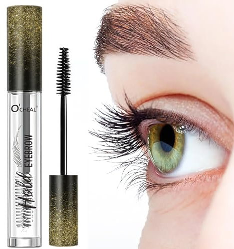Clear Mascara for Eyelashes Eyebrow, Eyelash Primer Mascara for Sensitive Eyes, Waterproof Natural Long Lasting Lightweight Styling Makeup for Eyelash Hair Eyebrow