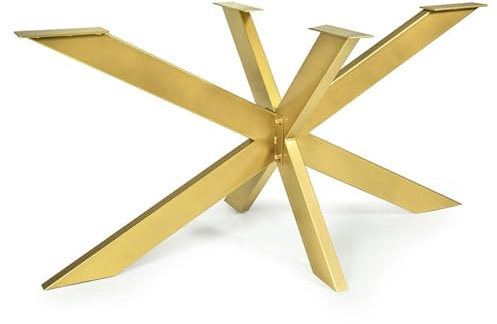 DIY Spinnen Tischgestell – Beine In Spinnenform Im Industriestil – Einfache Montage Metall Tischbeine – Esstischbeine – Tischbeine, Möbelbeine, Pulverbeschichtete Stahlbeine(Gold,85*80*72cm)