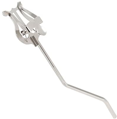 FRCOLOR Tragbarer Saxophon Notenblatt Clip Aus Eisen Silber Stabile Marschgabel Musikpartiturklemme Für Musiker