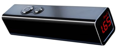 GRIRIW Linterna UV Mini de Aluminio Bolígrafo Detector de Fluorescencia para Billetes Uso Múltiple Inspección Pesca Nocturna y Análisis Forense Portátil Negro