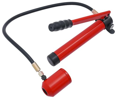 MIUKYUI 80kN - Perforadora hidráulica profesional manual con 6 herramientas de perforación para acero, aluminio y plástico, incluye maletín de transporte, incluye maletín de transporte y accesorios