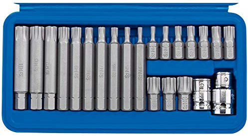 Draper 16347 - Set di chiavi a bussola e punta Ribe, 22 pezzi