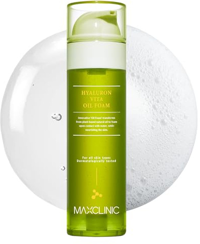 MAXCLINIC K Beauty Hyaluron Vita Oil To Foam - Makeup Face Wash Cleanser