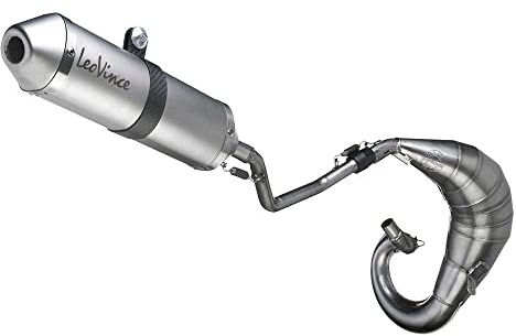 POT 50 A BOITE LEOVINCE X-FIGHT TITANE POUR RIEJU 50 MRT 2009>2012 (PASSAGE HAUT) (REF 3281)