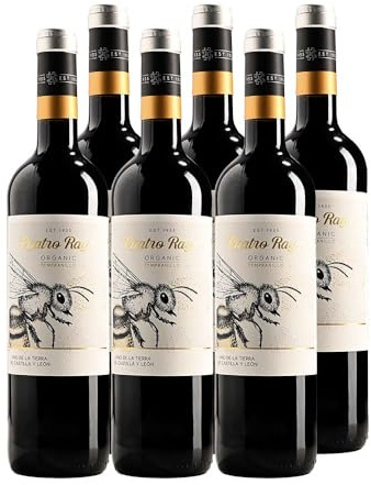 Cuatro Rayas Organic Tempranillo Ecológico (6 Botellas x 750ml) | Vino tinto ecológico