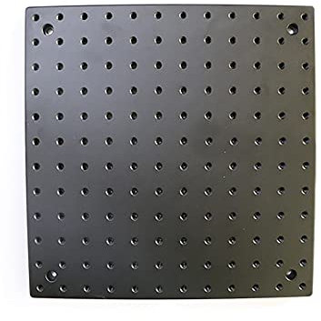 LeTkingok Optical Plate, Flat Hard Aluminum Honeycomb Breadboard, Experimental Vibration Isolation Platform Workbench (150x300mm)