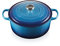 Le Creuset Cocotte redonda de hierro fundido, 28 cm, 6, 7 L, Todas Las Fuentes de Calor incluso inducción, Azure, 21177282202430