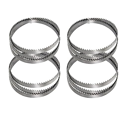 Set Di 4 Lame Per Sega A Nastro 1425 mm x 6,35 mm x 0,35 mm x 10 ZpZ， SK5 Lega di acciaio per legno