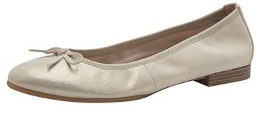 Tamaris Femme Ballerine cuir plate beige 42 EU