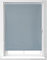 Relaxdays Thermorollo, ohne Bohren, Klemmfix, Kettenzug, 100x160 cm, Stoffbreite 95 cm, blickdichtes Klemmrollo, grau