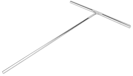 NAMOARLY Spatola per Crepes in Acciaio Resistente Raschietto per Pancake Superficie Liscia Utensile per Preparare Crepes per Cucina e Panetteria Misura per Tegami e Piani da Lavoro