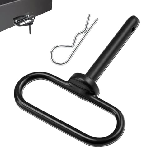 Perni per porta del rimorchio, Perno di aggancio del rimorchio del trattore,Perni di gancio per rimorchio per tosaerba ad alta resistenza da 1/2 pollici - per perni di intoppo, a