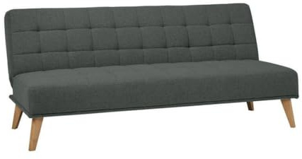 SHIITO Modell Versailles, Schlafsofa mit klick-Clac-Öffnung | Wo Eleganz und Komfort treffen | Capitoné-Design in Grün | 189,5 x 88 x 89 cm