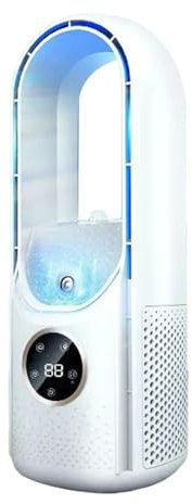 Aire acondicionado portátil, aire acondicionado frío, ventilador de refrigeración alimentado por USB, 6 niveles de humedad y velocidades para el hogar/dormitorio/oficina, tipo 1