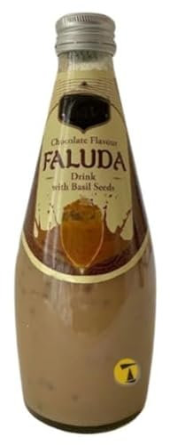 Chocolate Flavour Faluda Drink with Basil Seed - 290ml (Pack of 6) Elevate Your Everyday With A Moment Of Pure Indulgence