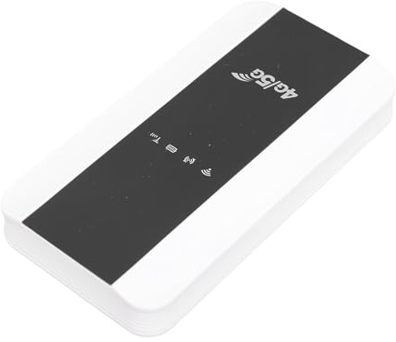 Asixxsix 4G 5G WiFi Hotspot Módem WiFi Portátil Desbloqueado con Ranura de Tarjeta SIM para Viajes a Casa El Negocio Admite 150Mbps Descargar 10 (Versión de Europa y Asia)
