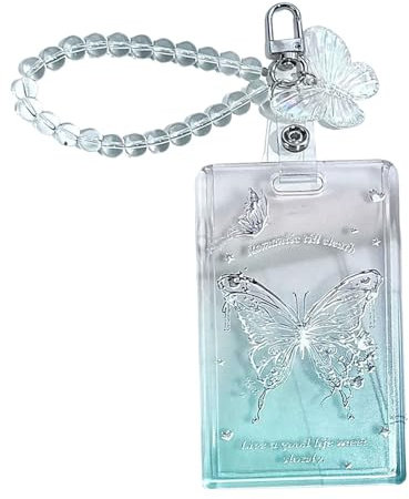 TEMOOUES Kartenhülle zum Öffnen für Karten, durchsichtiger Halter, Schiebeverschluss, Business-Schutz, transparente Kartenhülle, a