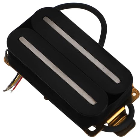 Dual Rail Humbucker Tonabnehmer für E-gitarre Schwarz Hals | Kunststoff und Metall, Dual Coil Technologie, für Recording und Live Performances