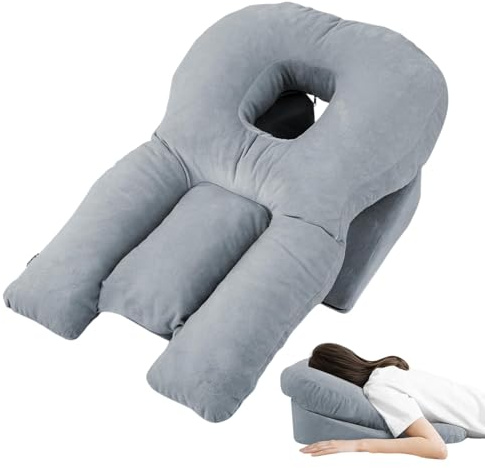 Generisch Cojín para tumbarse boca abajo, suave cojín para dormir boca abajo, cojín de recuperación para dormir boca abajo – para el hogar: descanso, relajarse, siesta, reclinarse, sentarse, sillón