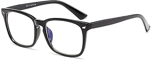 Vetoo Blue Light Blocking Glasses Computer PC Glasses Square Eyeglasses Frame Non Prescription Glasses for Men and Women