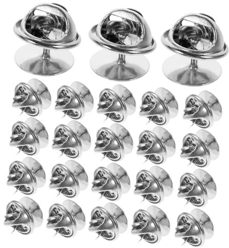 HAPINARY Komplettset Mit 50 Badge-Pins Und Butterfly-Verschlüssen Perfekt Zum Basteln Von Broschen Und DIY-Schmuck - Inklusive Reißzwecken Und Schmetterlingskupplung