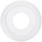 PATIKIL Medallones de Techo, 25x10cm Rosetón de Estuco de Espuma PU Placa de Cubierta Medallón de Araña para Techo Ventilador Pared Lámpara, Estilo Clásico, Blanco