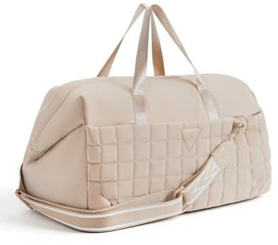 Arxus Bolsa Deporte Mujer - Plegable Bolso de Viaje Carry-On Luggage para Fin de Semana con Bandolera, Ligera Bolso de Mano Hombre para Deportiva Gimnasio con Bolsillo Impermeable