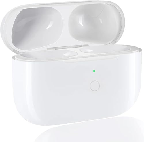 Kabellose Ladecase Kompatibel für Air Pods Pro und Air Pods Pro 2,Lightning Wired Wireless Charging Case Original Ersatz Replacement mit Bluetooth Pairing Synchronisierungstaste 7-mal volle Ladung
