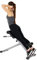 Sunny Health & Fitness Silla romana de hiperextensión, ejercicios abdominales, banco de gimnasio para el hogar - SF-BH6629