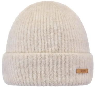 Barts Witzia Mössa med Uppvikbar Kant Damer/Herrar - beanie vintermössa uppvik Vinter höst-vinter - One Size cremevit
