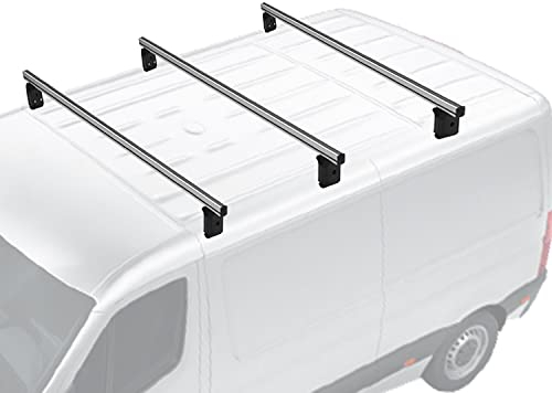 Menabo Dachträger für Citroen Jumpy Toyota Proace 2016-2025 Aluminium Grau 3X