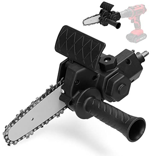 Gabey Strumento modificato trapano elettrico,Trapano elettrico da 4 pollici modificato in accessorio per motosega elettrica Accessorio per motoseghe elettriche Pratico set di strumenti di modifica Ute