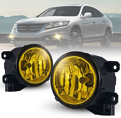 Tula Motoren Nebelscheinwerfer für 14-UP FIAT Ducato(250) CITROEN Jumper 11-UP DS5 PERGEOT BOXER Iveco DAILY VI Doblo 150 263 Panda Punto 199 EVO Ein Paar (Gelb Linse-Z), (TM028-C)