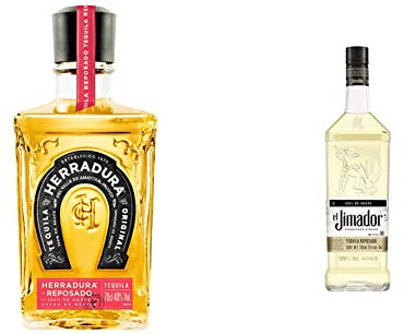 Herradura Tequila REPOSADO 100% de Agave 40% - 700 ml in Giftbox & El Jimador Tequila Reposado 38% Vol. 0,7l