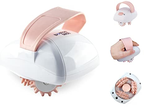 Celuless BE110 Massaggiatore Anticellulite 2 intensità Massaggio tonificante rassodante che stimola la circolazione per tutto il corpo 6 rulli rimovibili Cordless e con batteria ricaricabile.